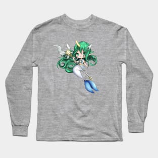 kawaii magic mermaid Long Sleeve T-Shirt